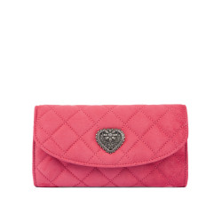 Damentasche Schultertasche 048g 01 Camoscio Barbie-Rosa