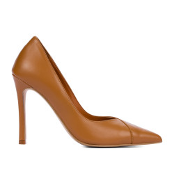 Elegante Damenschuhe 1330 Cognacbraun