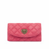 Damentasche Schultertasche 048g Veloursleder Barbie Rosa