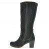 Damenstiefel 3258 schwarz Velours