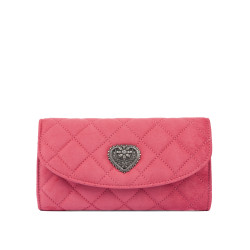 Damentasche Schultertasche 048g 01 Camoscio Barbie-Rosa