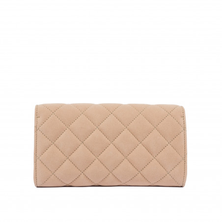 Damentasche zum Umhängen 048g 01 Wildleder Nude