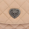 Damentasche zum Umhängen 048g 01 Wildleder Nude