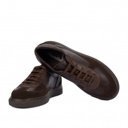 Herren Freizeitschuhe/Sportschuhe 998 Schokolade kombiniert