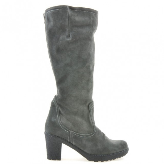 Damenstiefel 3258 Anthrazit Velours Damenstiefel 3258 Anthrazit Velours