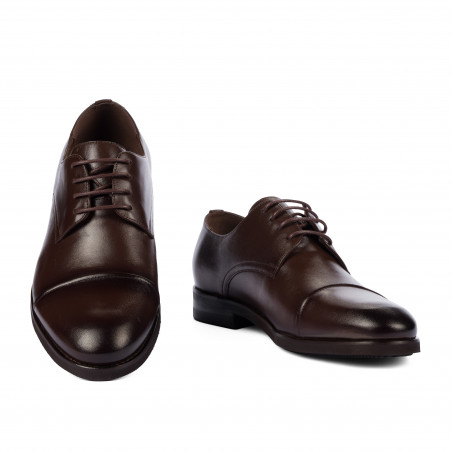 Elegante Herrenschuhe 9008 a Kaffee