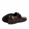 Elegante Herrenschuhe 9008 a Kaffee