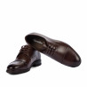 Elegante Herrenschuhe 9008 a Kaffee