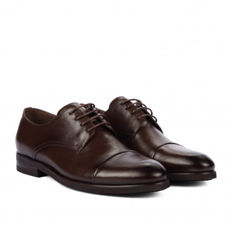 Elegante Herrenschuhe 9008 a Kaffee