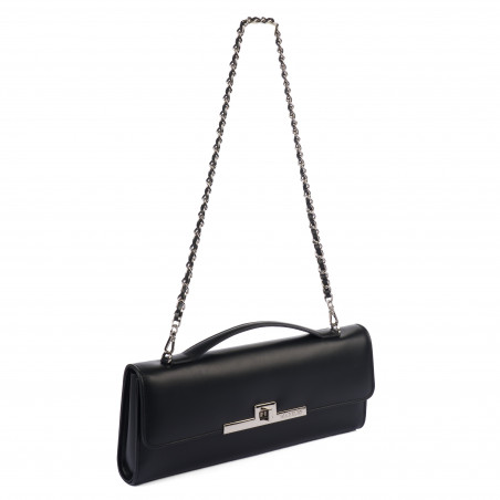 Damentasche Schultertasche 054g 01 schwarz