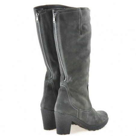 Damenstiefel 3258 Anthrazit Velours