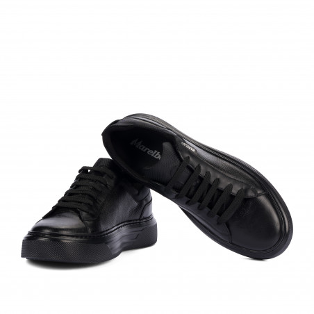 Herren Sportschuhe 9003 Schwarz kombiniert