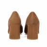 Elegante Damenschuhe 1315 Velours Schokolade