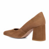 Elegante Damenschuhe 1315 Velours Schokolade