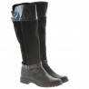 Damenstiefel 3225 schwarz kombiniert