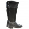 Damenstiefel 3225 schwarz kombiniert