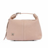 Handtasche Damen 037-1g 01 Wildleder Nude