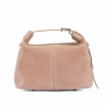 Handtasche Damen 037-1g 01 Wildleder Nude