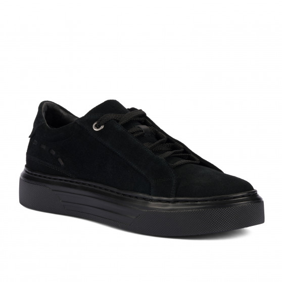 Herrensportschuhe 9004 schwarz kombiniert