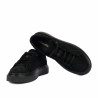 Herrensportschuhe 9004 schwarz kombiniert