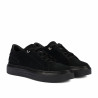 Herrensportschuhe 9004 schwarz kombiniert