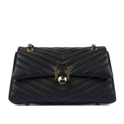 Damentasche Schultertasche 052g schwarz