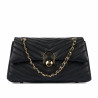 Damentasche Schultertasche 052g schwarz