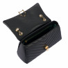 Damentasche Schultertasche 052g schwarz