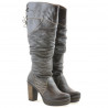 Damenstiefel 226 Kaffee+Crep Kaffee