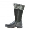 Damenstiefel 3224 schwarz kombiniert