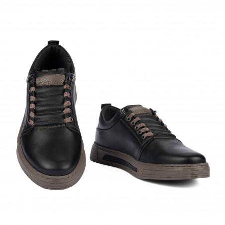 Herren Freizeitschuhe 982 schwarz kombiniert-k