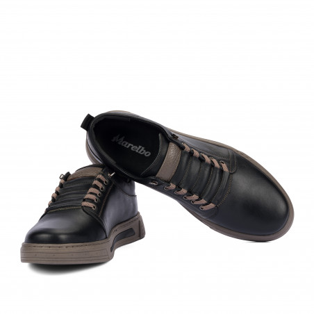 Herren Freizeitschuhe 982 schwarz kombiniert-k