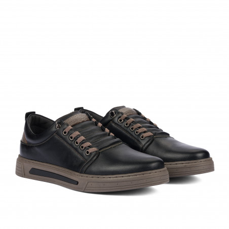 Herren Freizeitschuhe 982 schwarz kombiniert-k