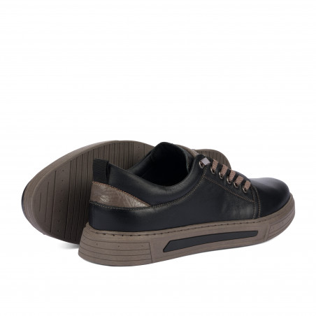 Herren Freizeitschuhe 982 schwarz kombiniert-k