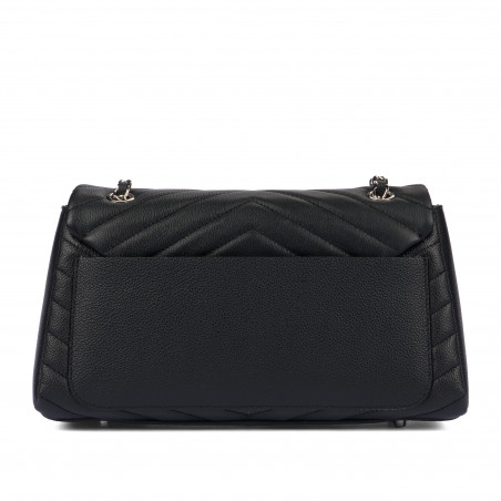 Damenschultertasche 052g 01 schwarz