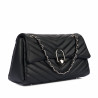 Damenschultertasche 052g 01 schwarz