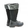 Damenstiefel 3224 schwarz kombiniert