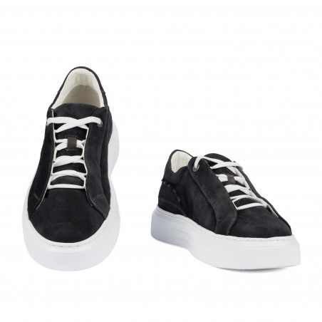 Herrensportschuhe 9004 grau kombiniert