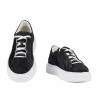 Herrensportschuhe 9004 grau kombiniert