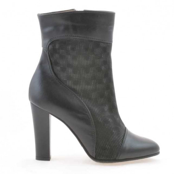 Damenstiefel 1146 schwarz+schwarz perlmutt Damenstiefel 1146 schwarz+schwarz perlmutt