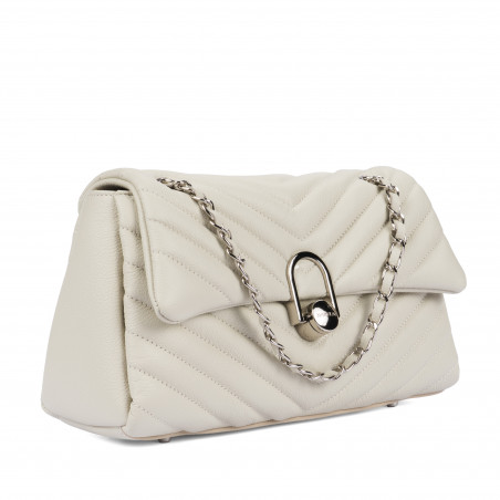 Damentasche Schultertasche 052g 01 panna