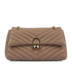 Damentasche Schultertasche 052g Cappuccino