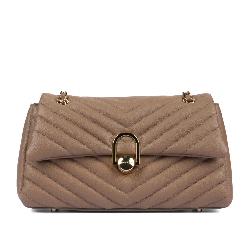 Damentasche Schultertasche 052g Cappuccino