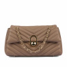 Damentasche Schultertasche 052g Cappuccino