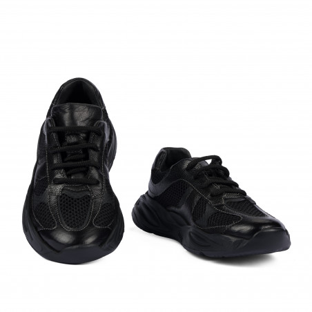 Kinder Schuhe 2034 schwarz kombiniert