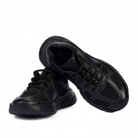 Kinder Schuhe 2034 schwarz kombiniert