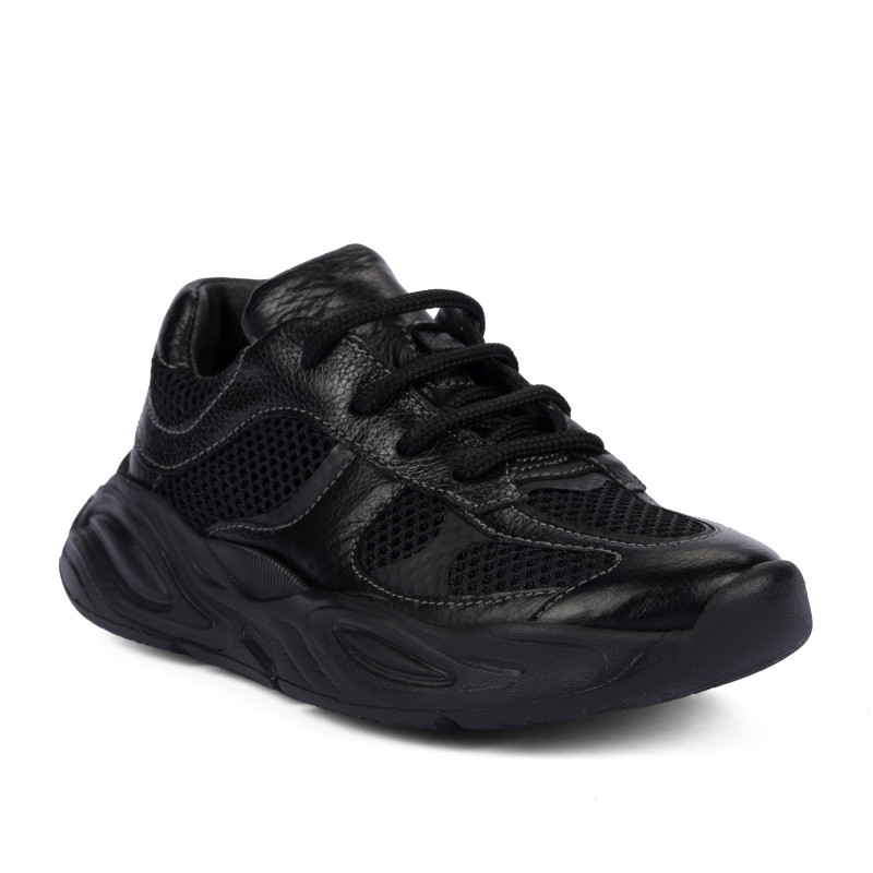 Kinder Schuhe 2034 schwarz kombiniert