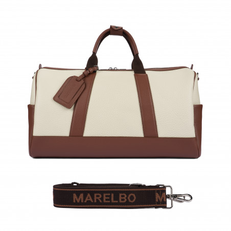 Reisetasche 305g 01 beige+braun