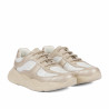 Kinderschuhe 2034 beige kombiniert