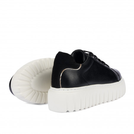 Damensportschuhe 6105 schwarz kombiniert
